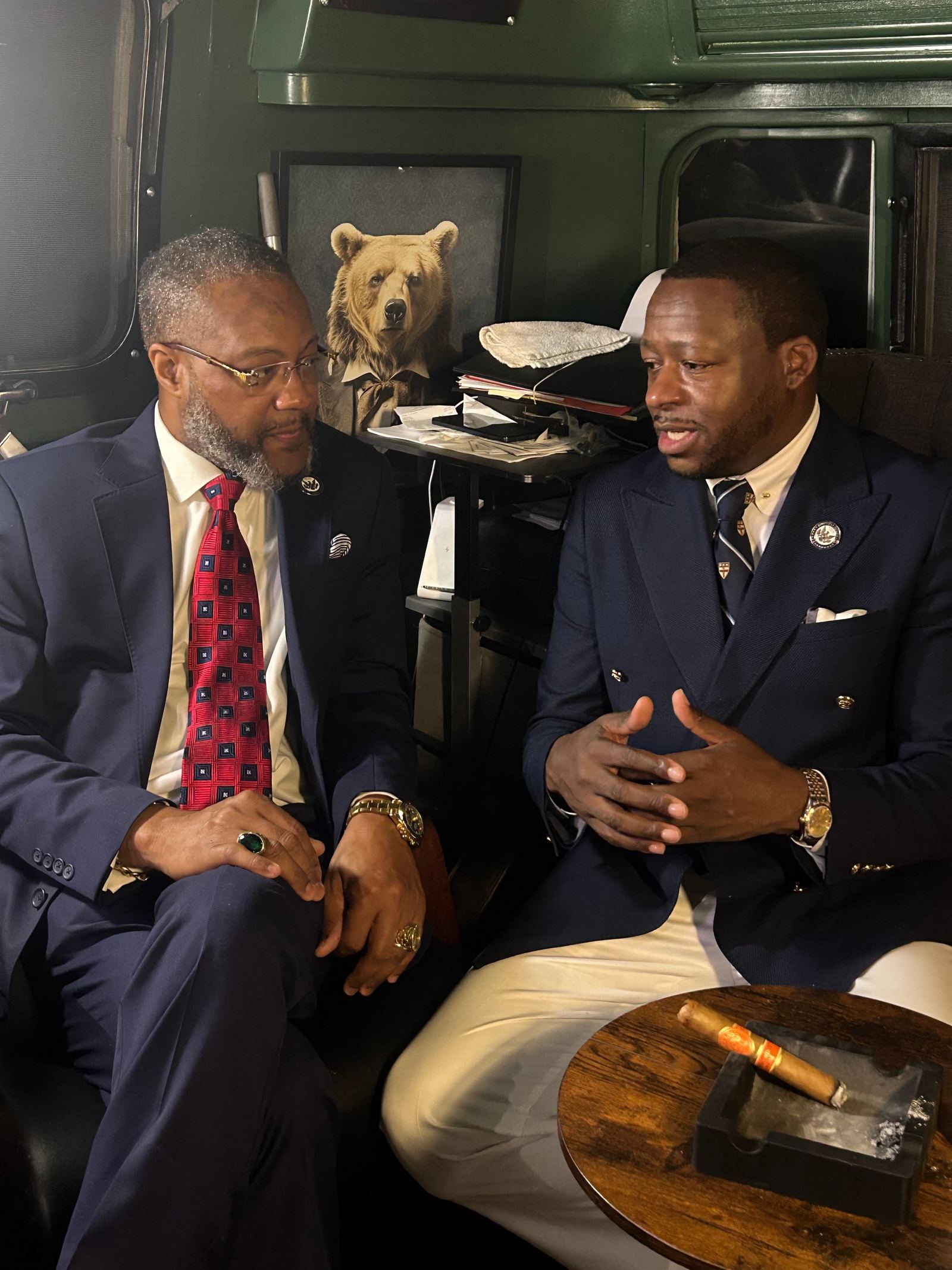 Dr. Thompson at The Velvet Leaf Cigar Lounge